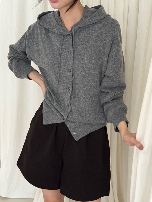 Poco Hood Knit Cardigan Poco Hood Knit Cardigan