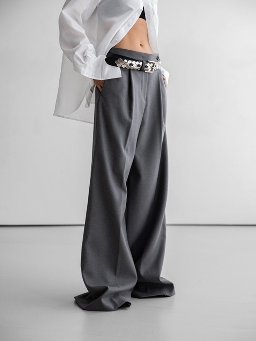 Classic Wide Pleated Palazzo Pants Classic Wide Pleated Palazzo Pants