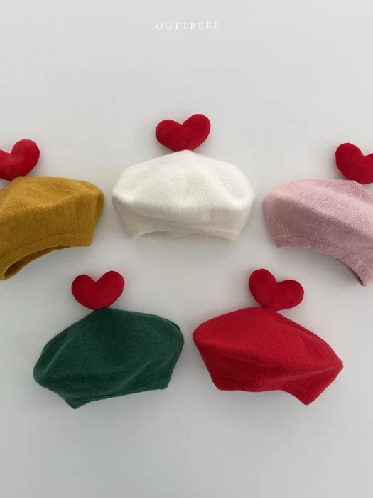 Heart Pop Beret (Color)