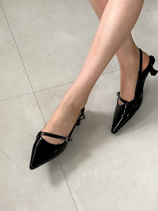 Stiletto Buckle Pumps Heels