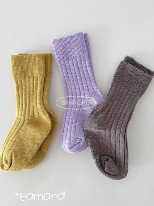 Ribbed Socks Mocha Set (with Mom) Ribbed Socks Mocha Set (with Mom)
