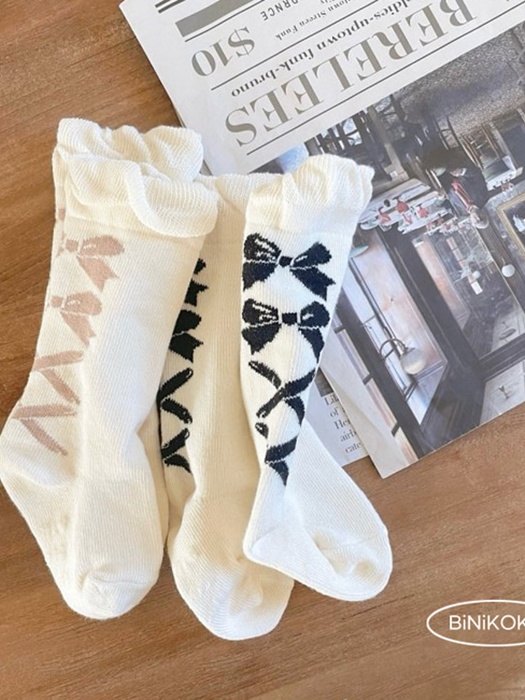 Ballet Ribbon Knee Socks Ballet Ribbon Knee Socks