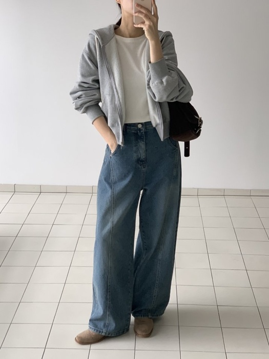 Round Denim Pants Round Denim Pants