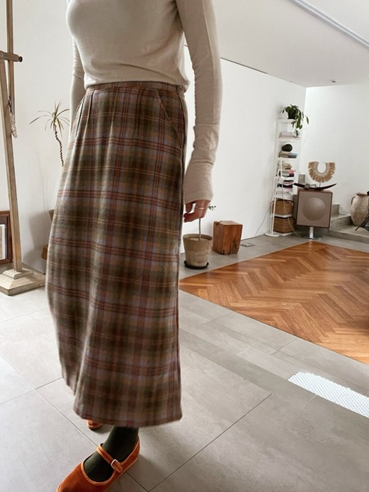 Rye Check Skirt Rye Check Skirt