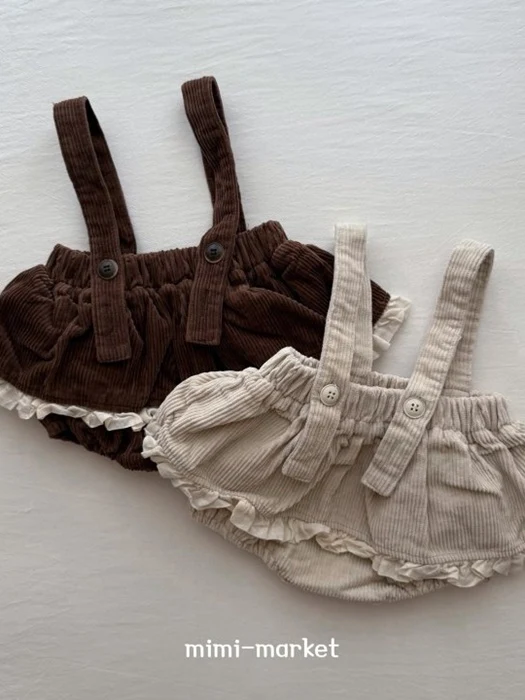 Corduroy Frill Tiered Skirt Corduroy Frill Tiered Skirt