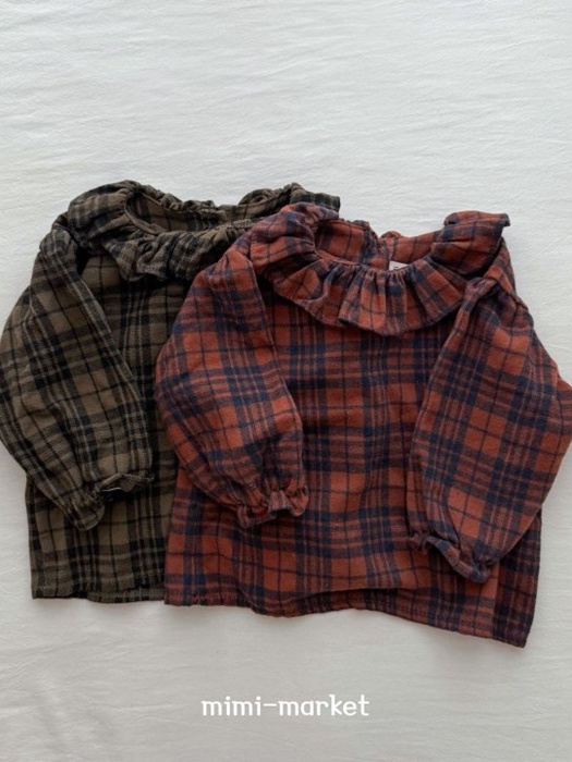 Check Heidi Blouse