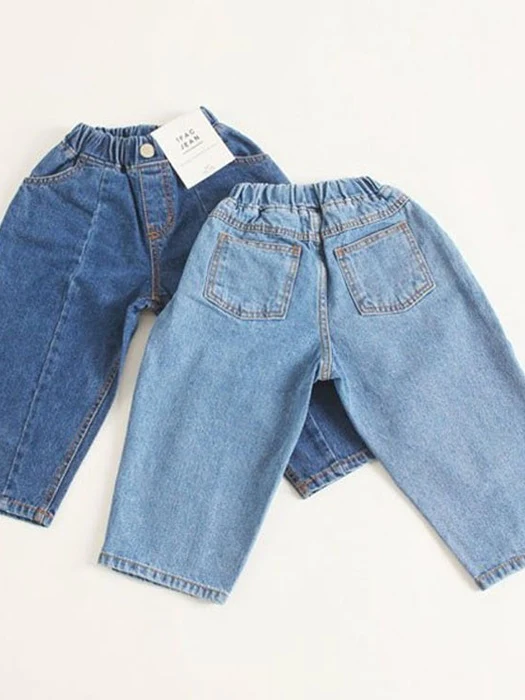 Formal Stitch Curved Denim Pants Formal Stitch Curved Denim Pants