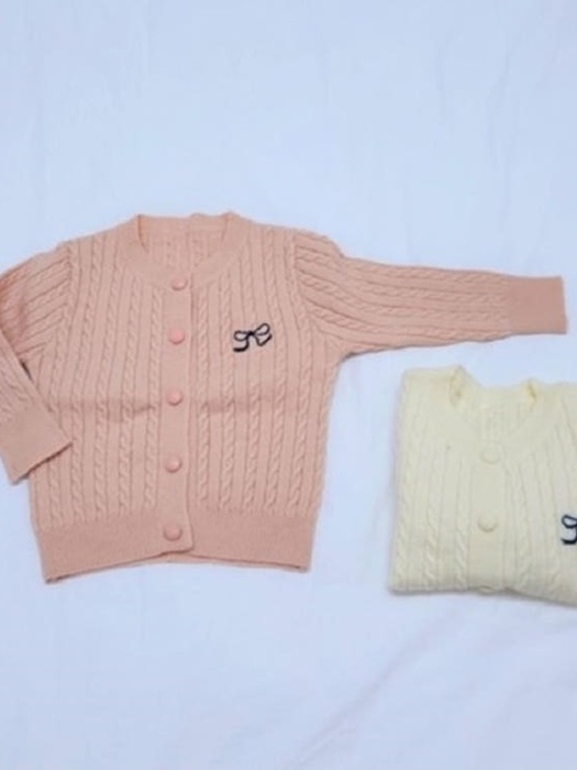 Ribbon Embroidery Cardigan