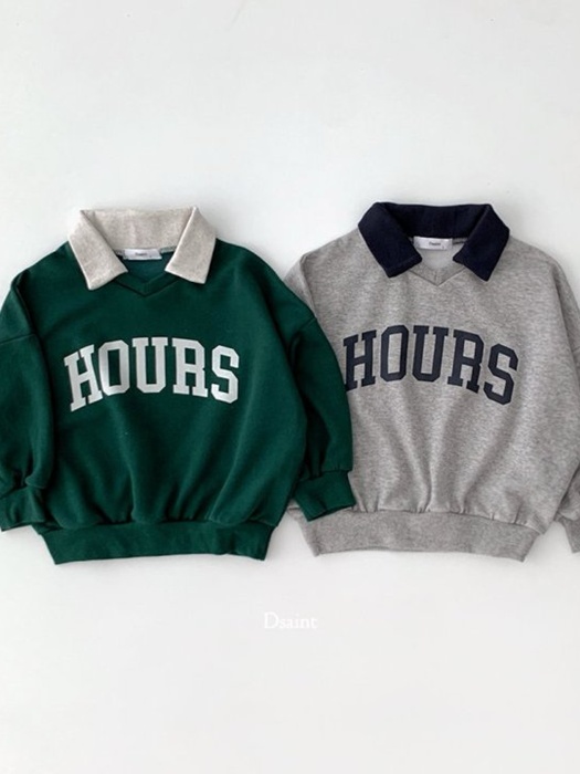 Hours Collar Sweatshirt