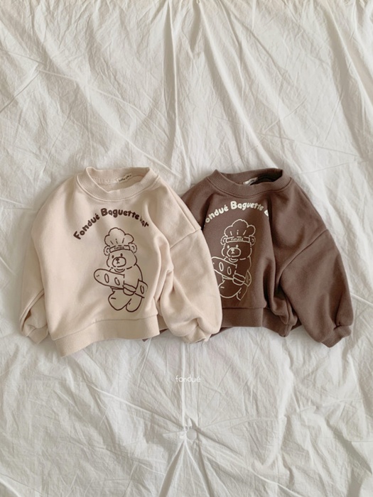 Bebe Fondue Bear Sweatshirt Bebe Fondue Bear Sweatshirt