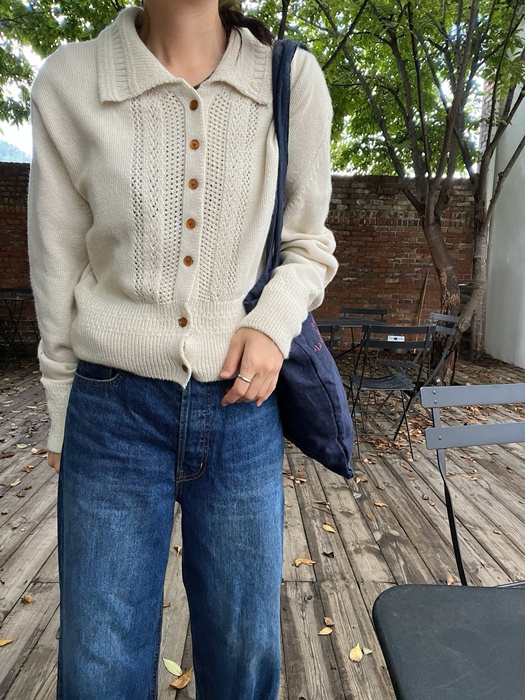 Lace Collar Cardigan Lace Collar Cardigan