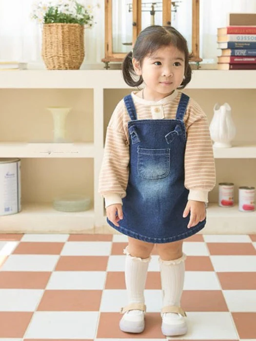 Bongbong Suspender Denim Skirt Bongbong Suspender Denim Skirt