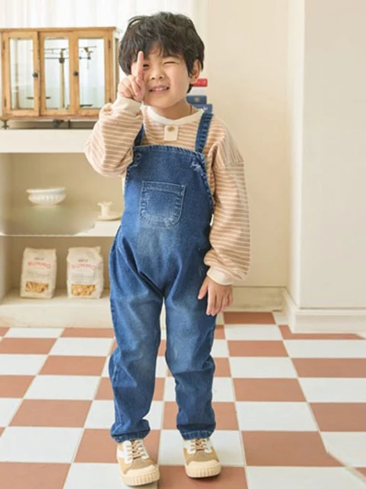 Bongbong Suspender Denim Pants Bongbong Suspender Denim Pants