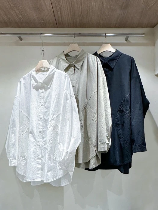 Round Pocket Long Shirt Round Pocket Long Shirt