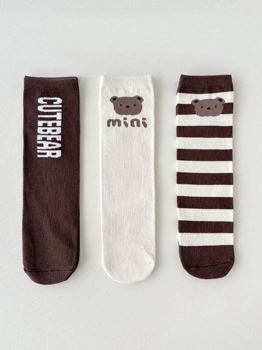 Mini Bear Half Set (set of 3)