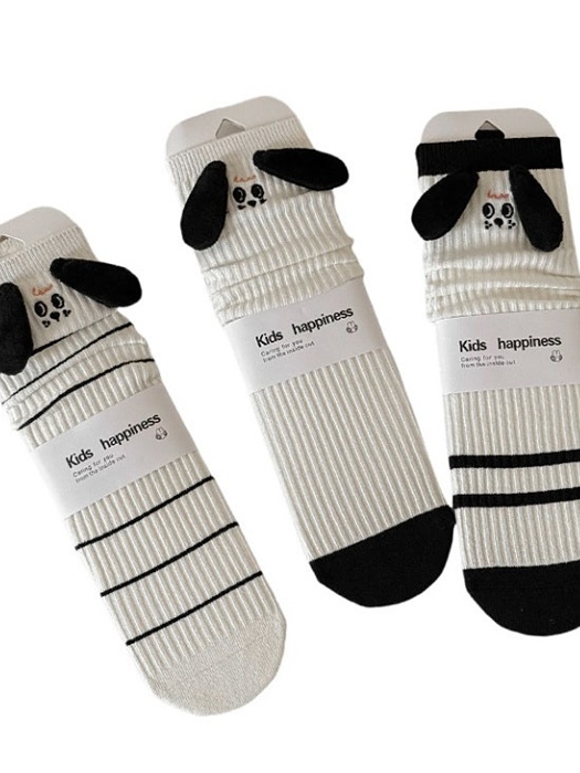 Stripe Puppy Half Set (set of 3)