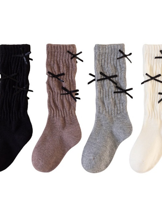 Ribbon Warmer Socks