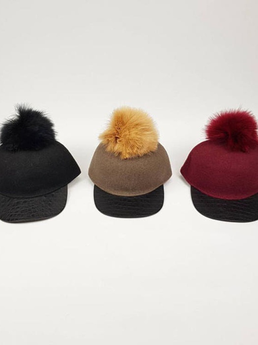 Wool Ostrich Snapback