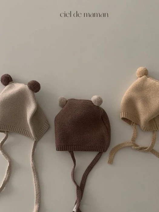 Knit Bear Bonnet