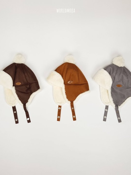 Cotton Suede Pilot Hat