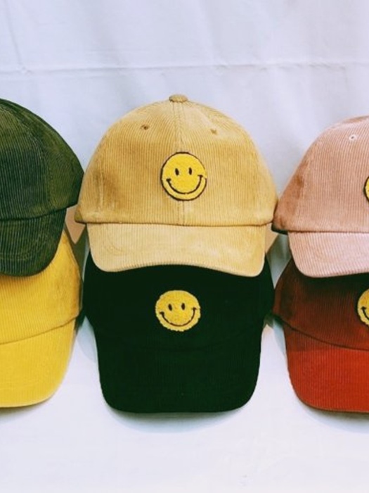 Corduroy Smile Ball Cap Corduroy Smile Ball Cap