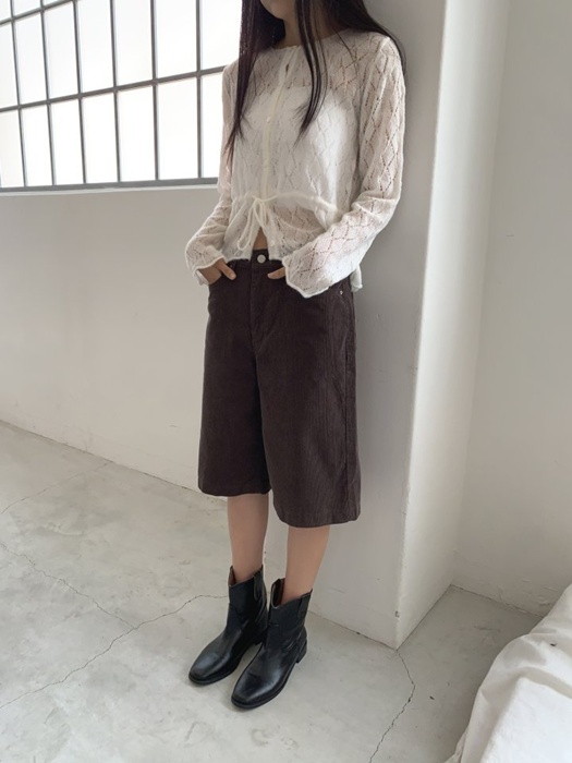 Corduroy Bermuda Pants Corduroy Bermuda Pants