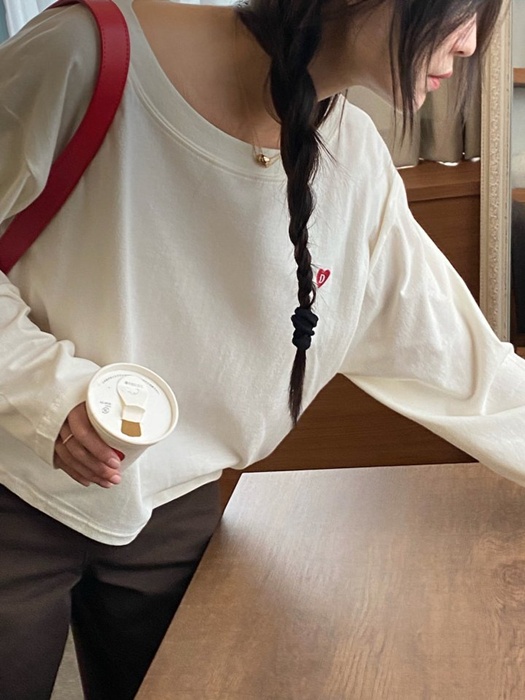 Heart Boat Neck Tee