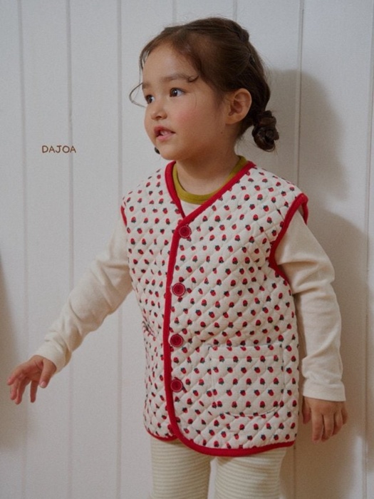 Strawberry Quilted Vest Strawberry Quilted Vest