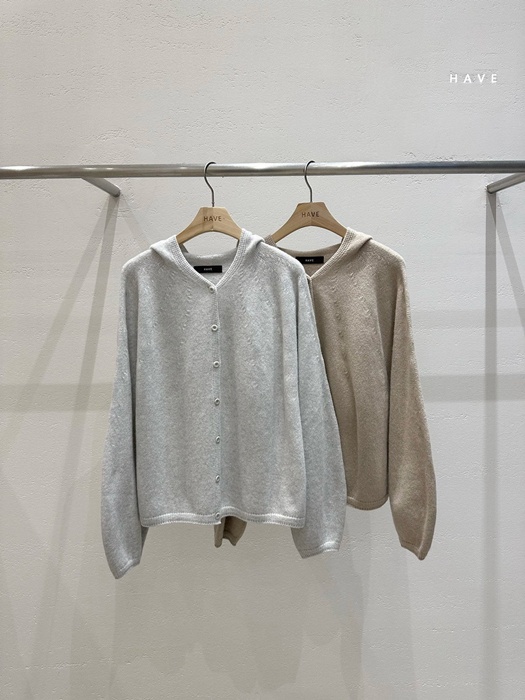 Mer Hooded Wholegarment Cardigan Mer Hooded Wholegarment Cardigan