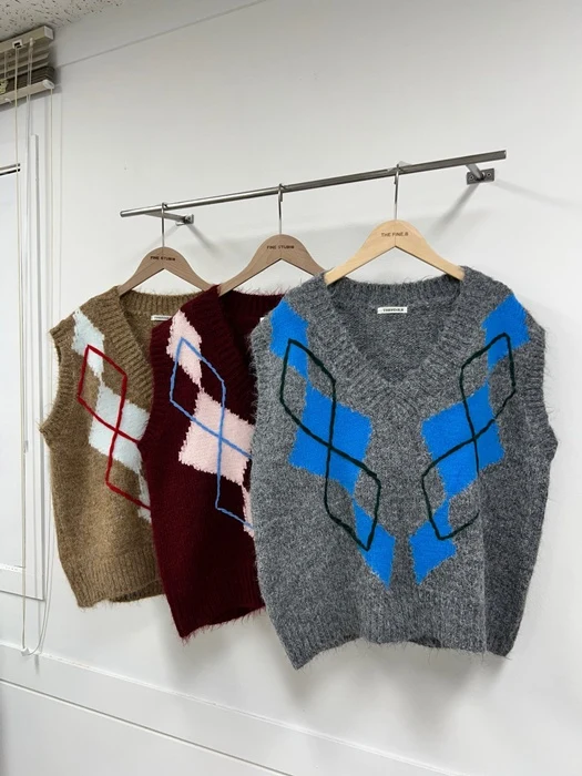 Argyle Knit Vest Argyle Knit Vest