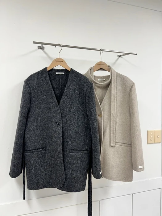 Handmade No-Collar Jacket Handmade No-Collar Jacket