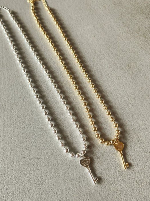 Key Ball Long Necklace Key Ball Long Necklace