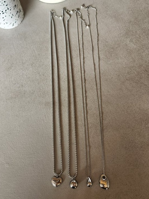 Surgical Steel Pendant Long Necklace Surgical Steel Pendant Long Necklace