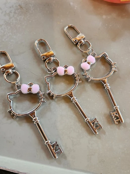 Metal Cat Keyring Metal Cat Keyring