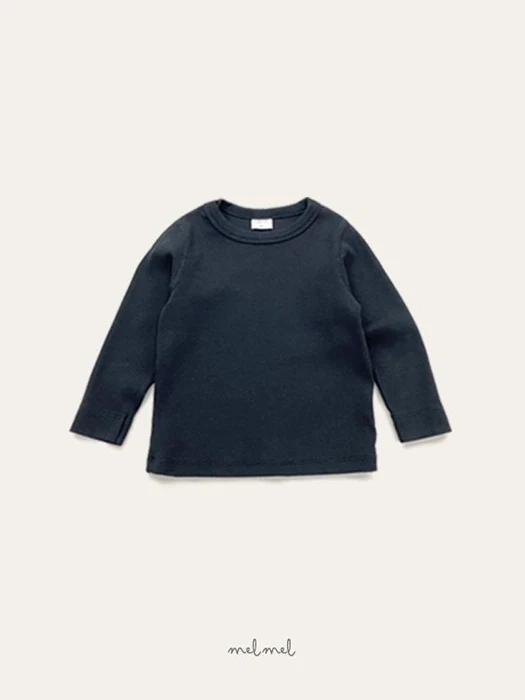 Ribbed Tee (Black)