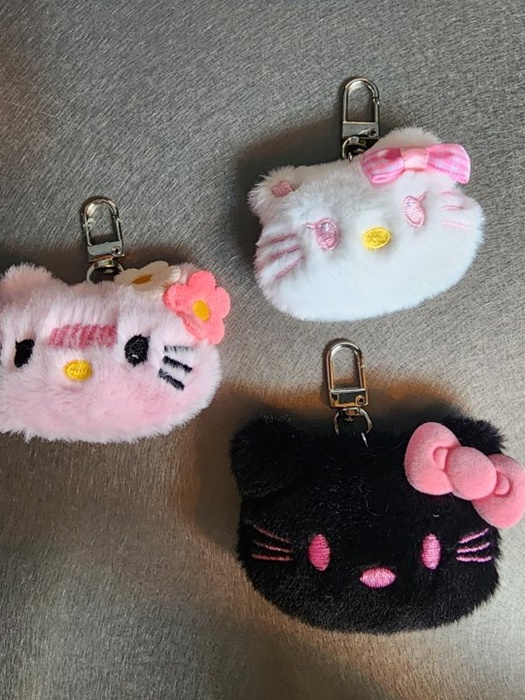 Cat Face Keyring Cat Face Keyring