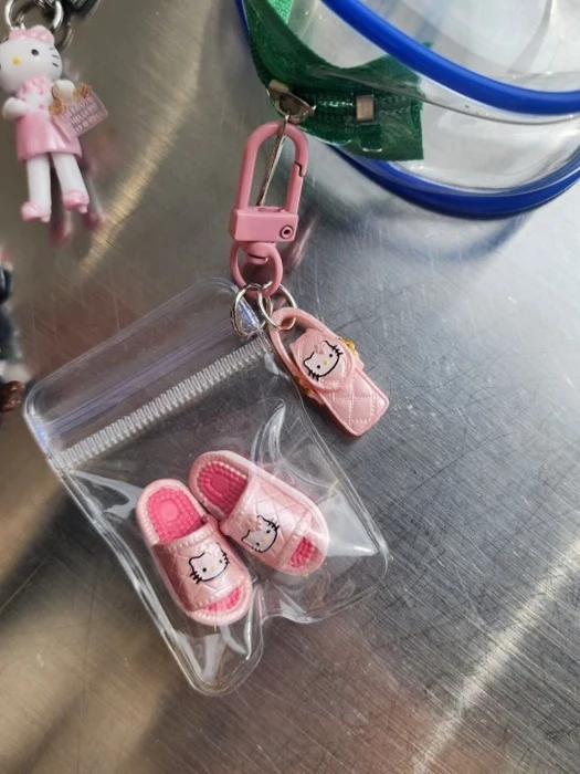 Cat Slipper Keyring Cat Slipper Keyring