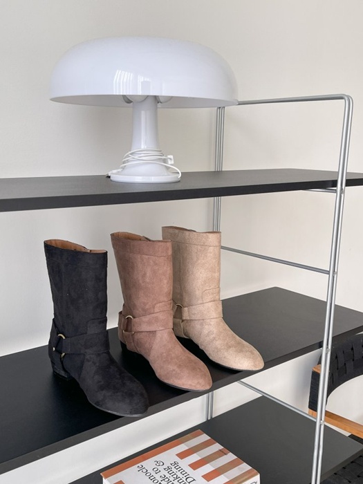 Buckle Strap Boots