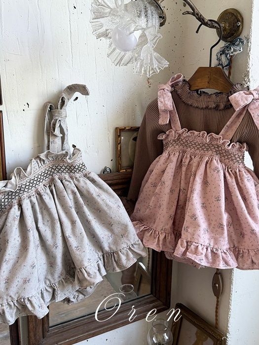 Amelie Smocking Skirt Bloomer