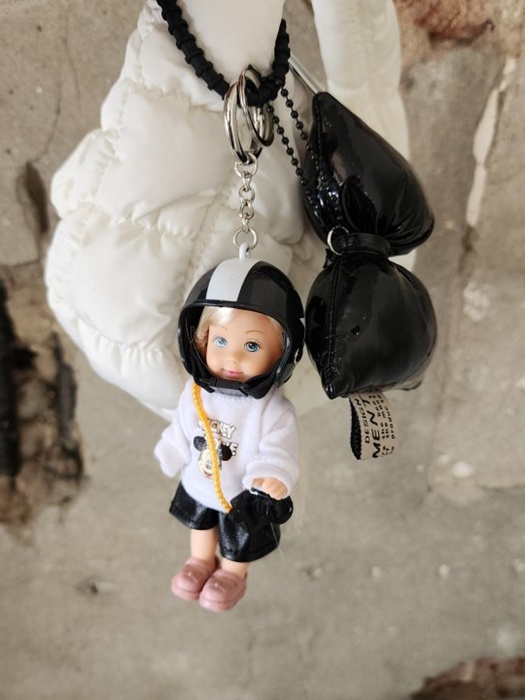 Helmet Babydoll Doll Keyring Helmet Babydoll Doll Keyring