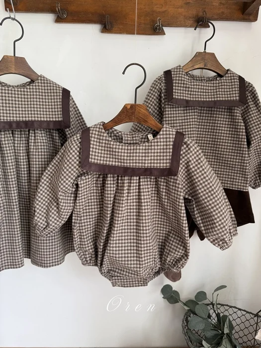 Bobo Check Sailor Suit