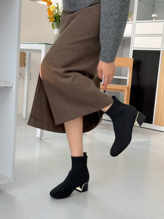 Stretch Ankle Boots