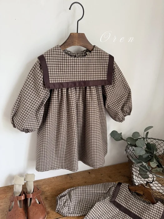 Bobo Check Sailor One-piece