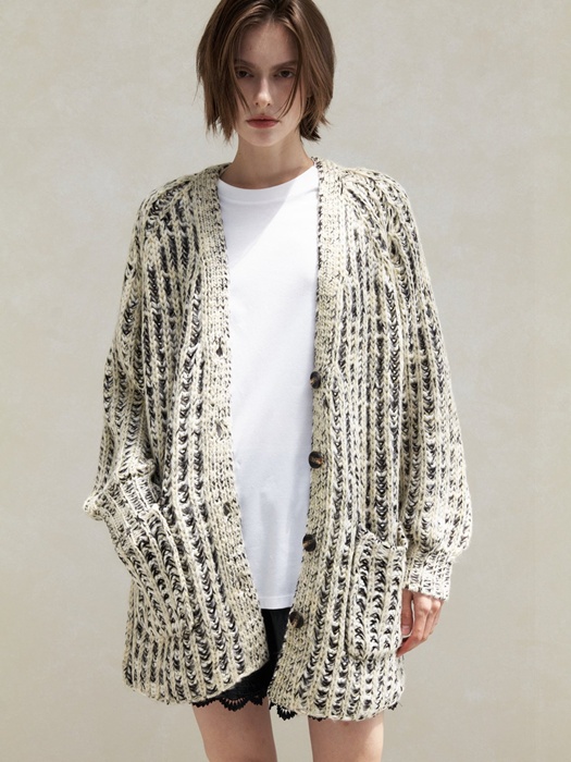 M Pearl Mix Cardigan