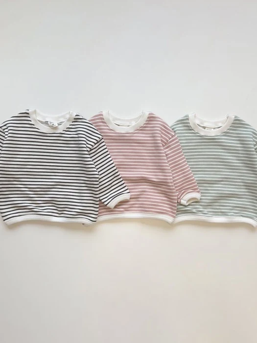 Striped Ribbed Sweatshirt Striped Ribbed Sweatshirt