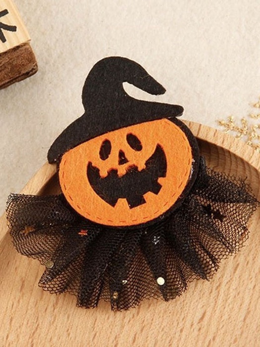 Halloween Lace Hair Clip