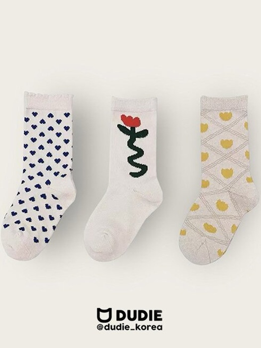 Flower Hearts Set (set of 3)