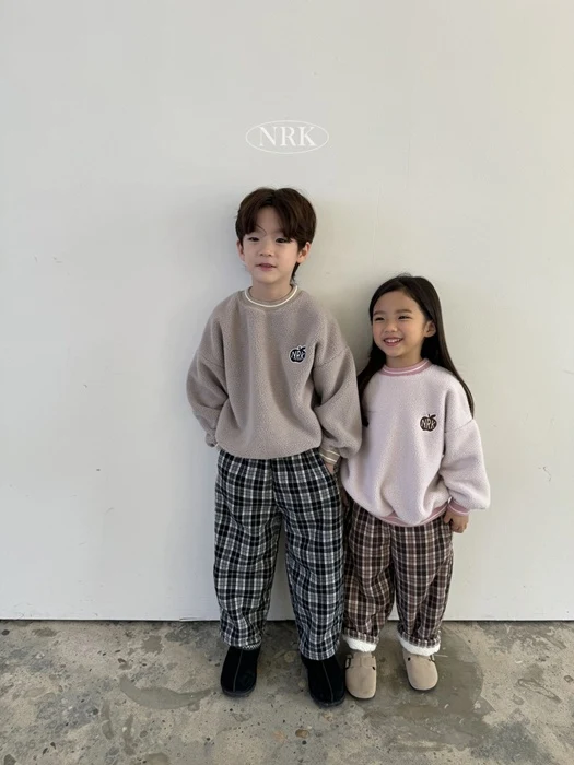 Check Fleece Pants
