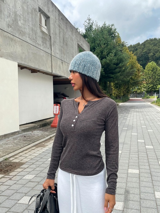 Mélange Ribbed Top Mélange Ribbed Top