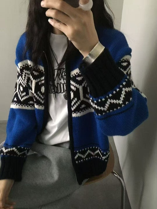 Knit Zip-Up Knit Zip-Up